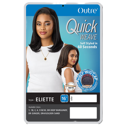 Outre Synthetic Half Wig Quick Weave - Eliette