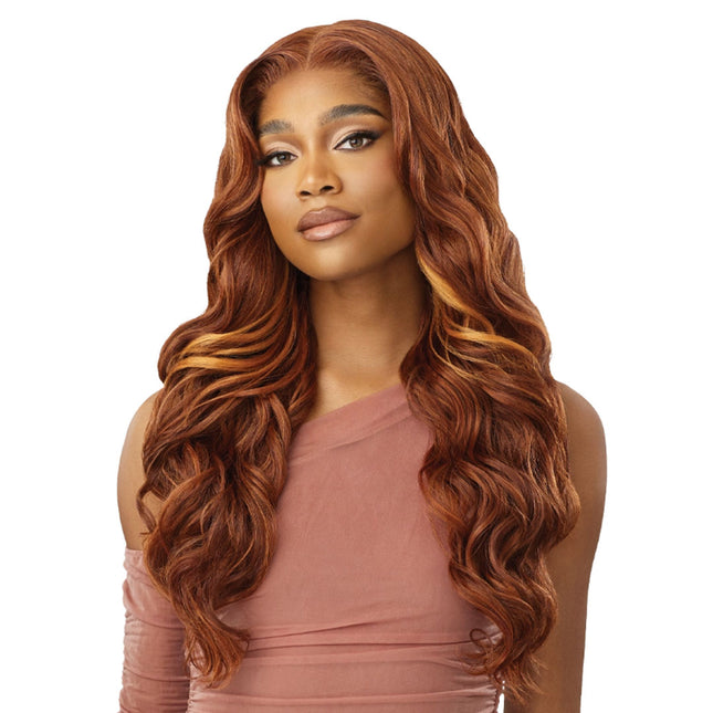 Outre Human Hair Blend 5x5 Lace Closure Wig - Hhb-glam Curls 24"
