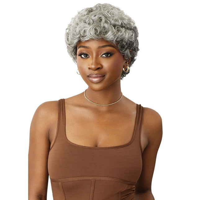 Outre Fab&fly Gray Glamour Human Hair Wig Hh-emir
