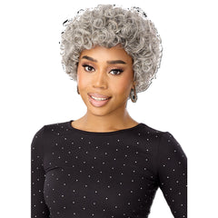 Outre Fab & Fly Gray Glamour Full Cap Wig - Human Hair - Marini