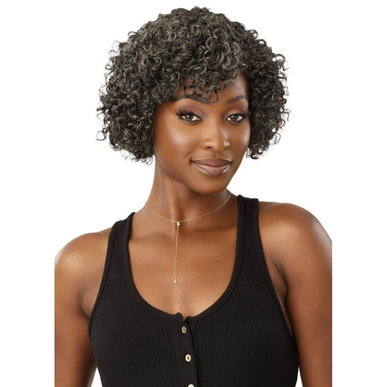 Outre Fab&fly Gray Glamour Human Hair Wig Hh-randy