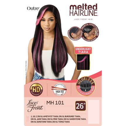 Outre Melted Hairline Synthetic Hd Lace Front Wig - Mh101