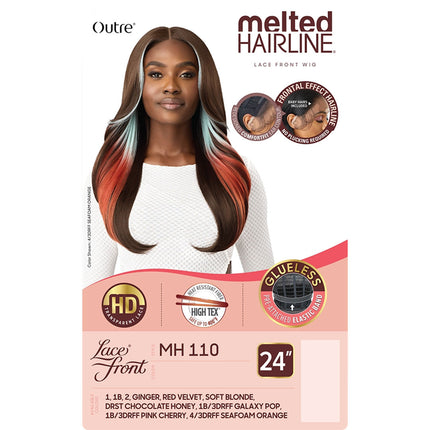 Outre Melted Hairline Synthetic Hd Lace Front Wig - Mh110