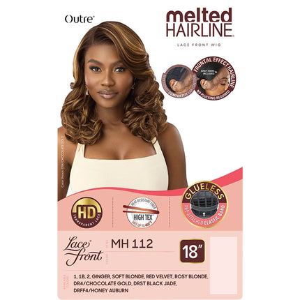Outre Melted Hairline Synthetic Hd Lace Front Wig - Mh 112