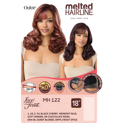 Outre Melted Hairline Synthetic Hd Lace Front Wig - Mh 122