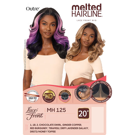 Outre Melted Hairline Synthetic Hd Lace Front Wig - Mh 125