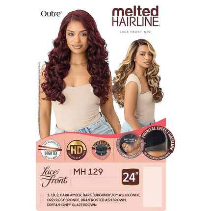 Outre Melted Hairline Synthetic Hd Lace Front Wig - Mh 129