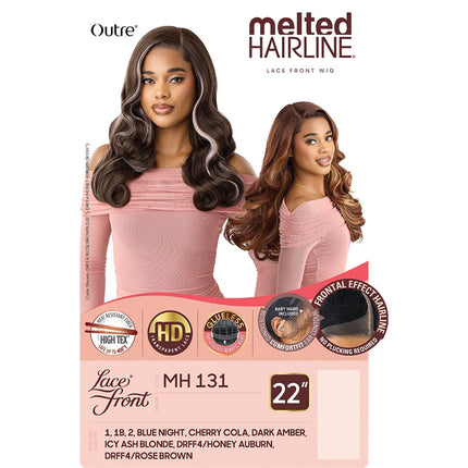 Outre Melted Hairline Synthetic Hd Lace Front Wig - Mh 131