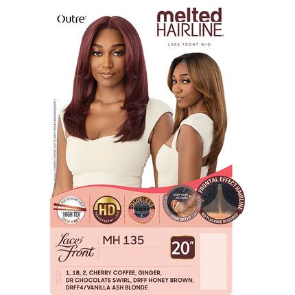 Outre Melted Hairline Synthetic Hd Lace Front Wig - Mh 135