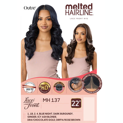 Outre Melted Hairline Synthetic Hd Lace Front Wig - Mh 137
