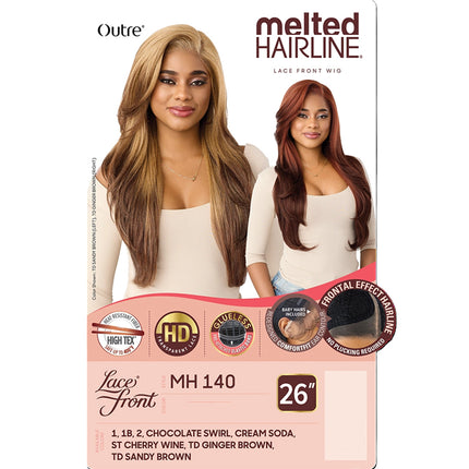 Outre Melted Hairline Synthetic Hd Lace Front Wig- Mh140