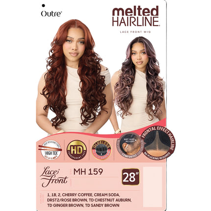 Outre Melted Hairline Synthetic Hd Lace Front Wig- Mh159