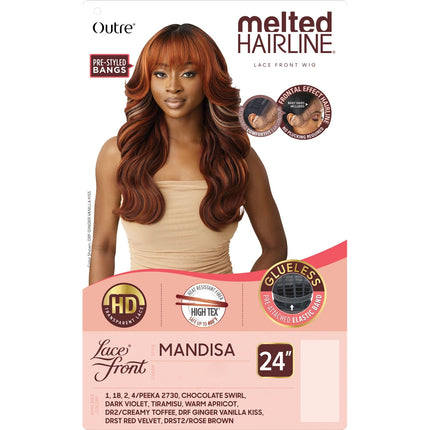 Outre Melted Hairline Synthetic Hd Lace Front Wig - Mandisa