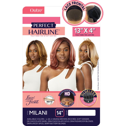 Outre Synthetic Perfect Hairline Hd Lace Front Wig - Milani
