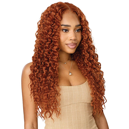 Outre Perfect Hairline Human Hair Blend 13x6 Nueblend- Hhb-peruvian Curls 26