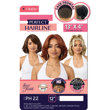 Outre Synthetic Perfect Hairline 13x6 Hd Lace Front Wig - Ph 22