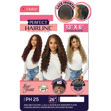 Outre Synthetic Perfect Hairline 13x6 Hd Lace Front Wig - Ph 25