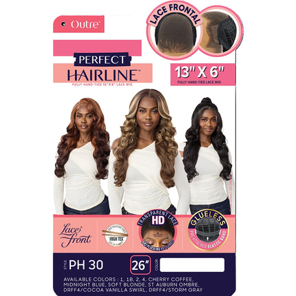 Outre Synthetic Perfect Hairline 13x6 Hd Lace Front Wig - Ph 30