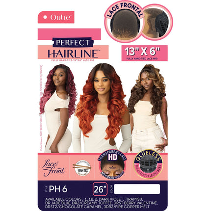 Outre Synthetic Perfect Hairline 13x6 Hd Lace Front Wig - Ph 6