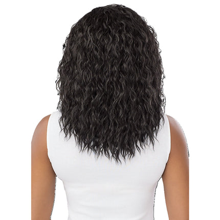 Outre Synthetic Half Wig Quick Weave- Beach Curl 18