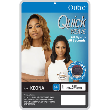 Outre Synthetic Half Wig Quick Weave - Keona