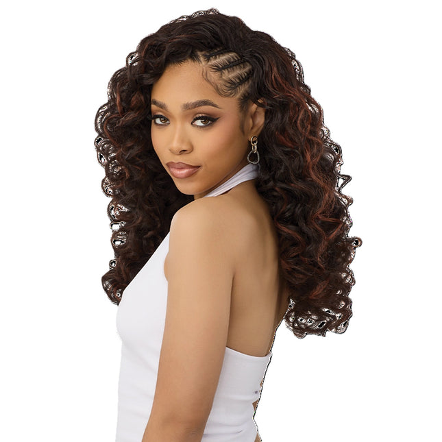 Outre Synthetic Half Wig Quick Weave- Meadow