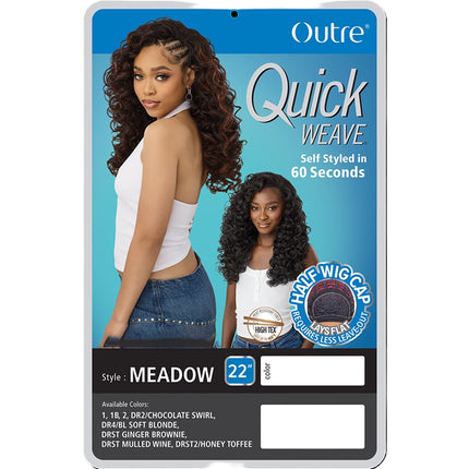 Outre Synthetic Half Wig Quick Weave- Meadow
