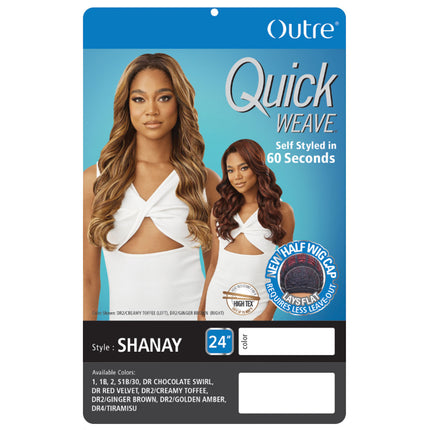 Outre Synthetic Half Wig Quick Weave - Shanay