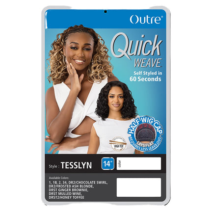 Outre Synthetic Half Wig Quick Weave- Tesslyn