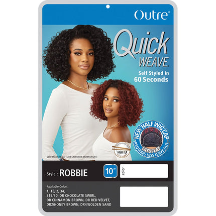 Outre Synthetic Half Wig Quick Weave - Robbie