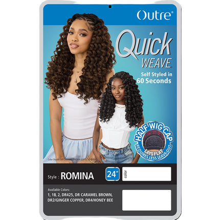 Outre Synthetic Half Wig Quick Weave - Romina