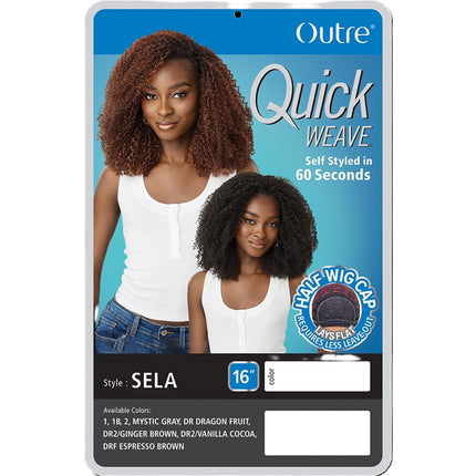 Outre Synthetic Half Wig Quick Weave - Sela