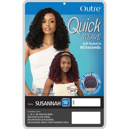 Outre Synthetic Half Wig Quick Weave - Susannah