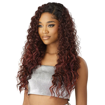 Outre Synthetic Melted Hairline Hd Lace Front Wig - Swirl111