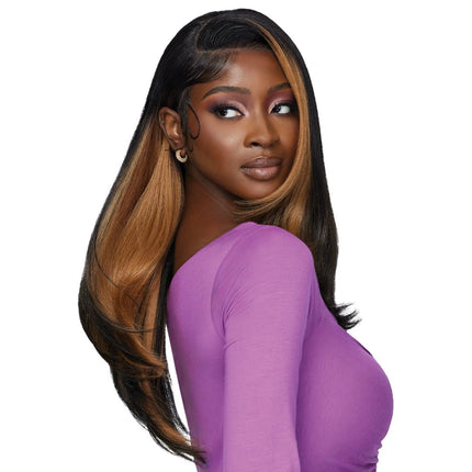 Outre Synthetic Perfect Hairline Hd Lace Front Wig - Swoop 1