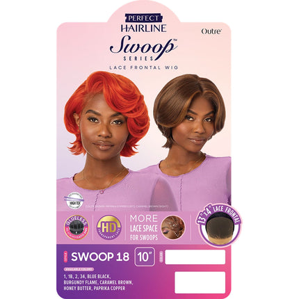 Outre Synthetic Perfect Hairline 13x4 Hd Lace Front Wig - Swoop 18