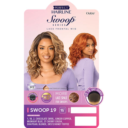 Outre Synthetic Perfect Hairline 13x4 Hd Lace Front Wig - Swoop 19