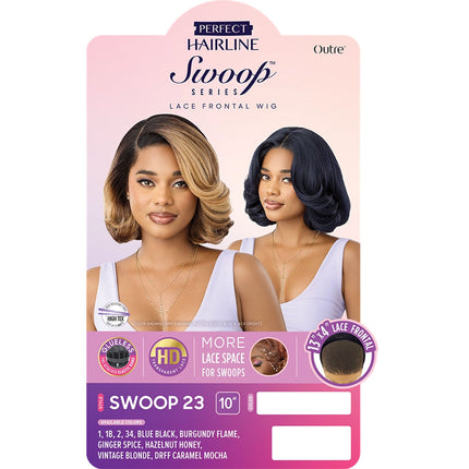 Outre Synthetic Perfect Hairline 13x4 Hd Lace Front Wig - Swoop 23