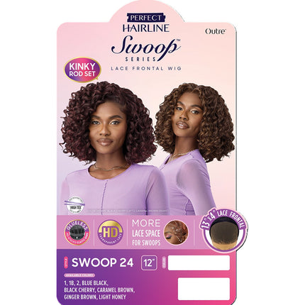 Outre Synthetic Perfect Hairline 13x4 Hd Lace Front Wig - Swoop 24