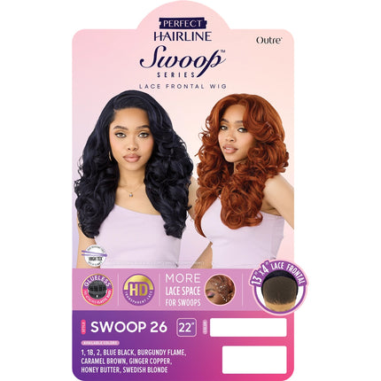 Outre Synthetic Perfect Hairline Swoop 13x4 Hd Lace Front Wig - Swoop 26