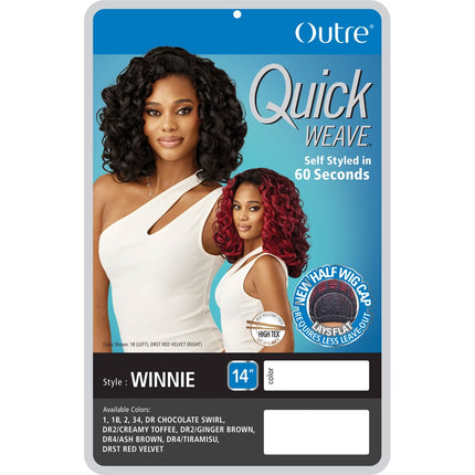 Outre Synthetic Half Wig Quick Weave - Winnie