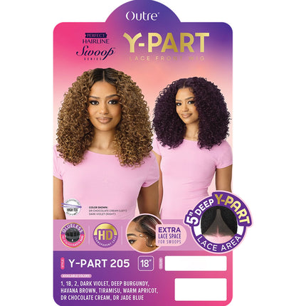 Outre Lace Front Wig - Perfect Hair Line - Swoop Series Y-part 205