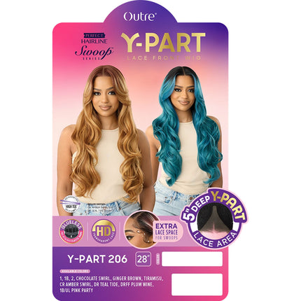 Outre Lace Front Wig - Perfect Hair Line - Swoop Series Y-part 206