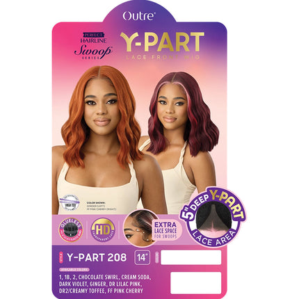 Outre Lace Front Wig - Perfect Hair Line - Swoop Series Y-part 208