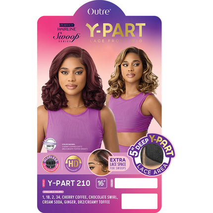 Outre Lace Front Wig - Perfect Hair Line - Swoop Series Y-part 210