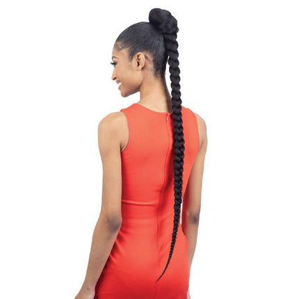 Freetress Equal Drawstring Ponytail - Pre-stretched Braided Ponytail 38