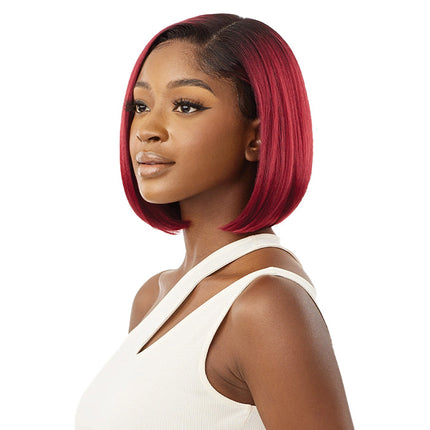 Outre Synthetic Sleeklay Part Hd Lace Front Wig - Peri