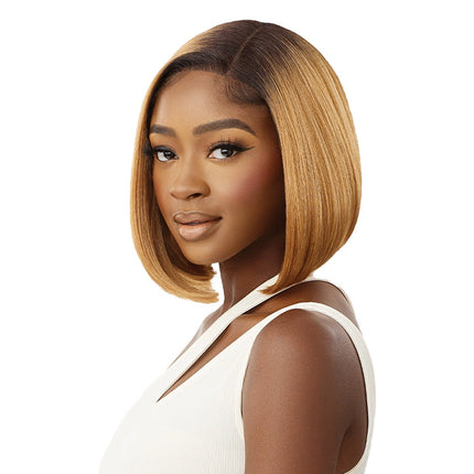 Outre Synthetic Sleeklay Part Hd Lace Front Wig - Peri