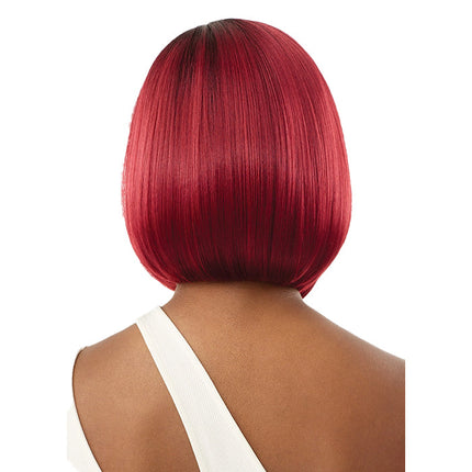 Outre Synthetic Sleeklay Part Hd Lace Front Wig - Peri