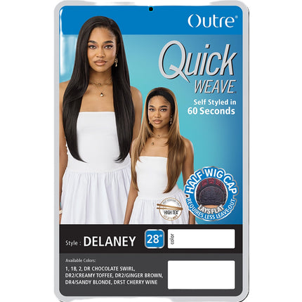 Outre Synthetic Half Wig Quick Weave- Delaney